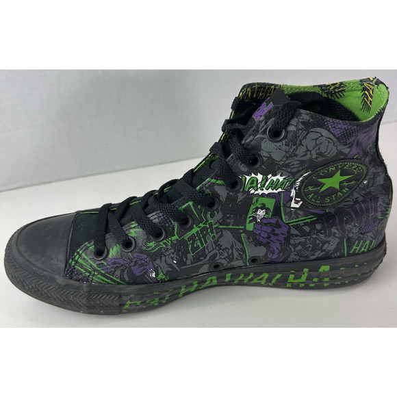 Converse All Star DC Batman THE JOKER Chuck Taylor Shoes Unisex Men's 8 Wo's 10 - Picture 10 of 16